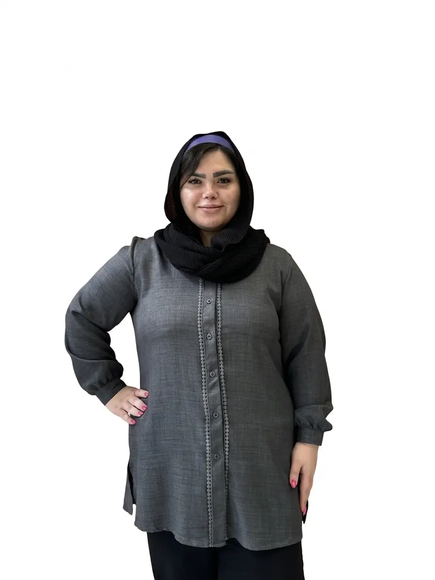 شومیز دونه عدسی سایز بزرگ زنانه