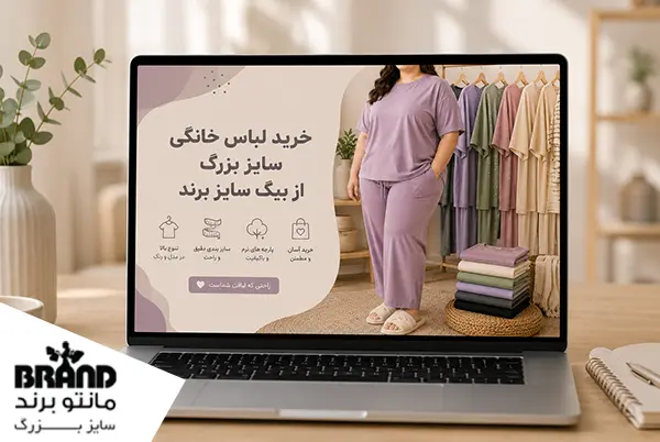 خرید لباس خانگی سایز بزرگ از بیگ سایز برند