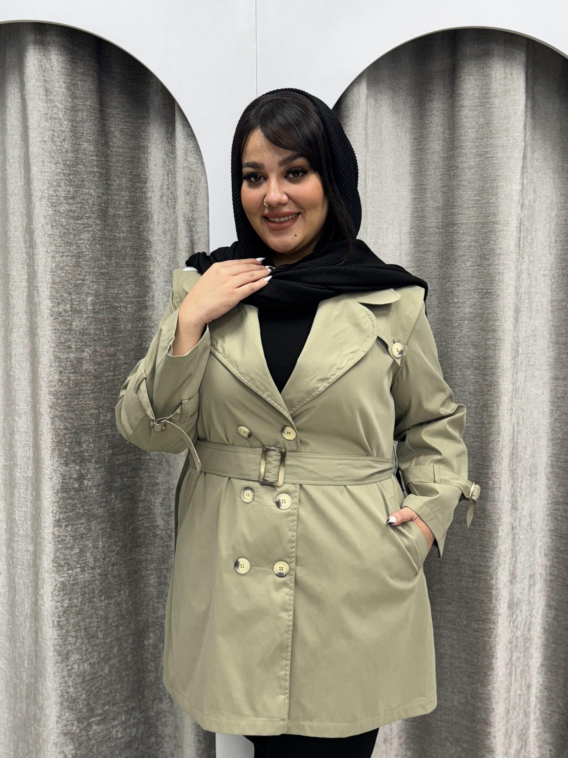 بارونی 6دکمه آستر دار 152