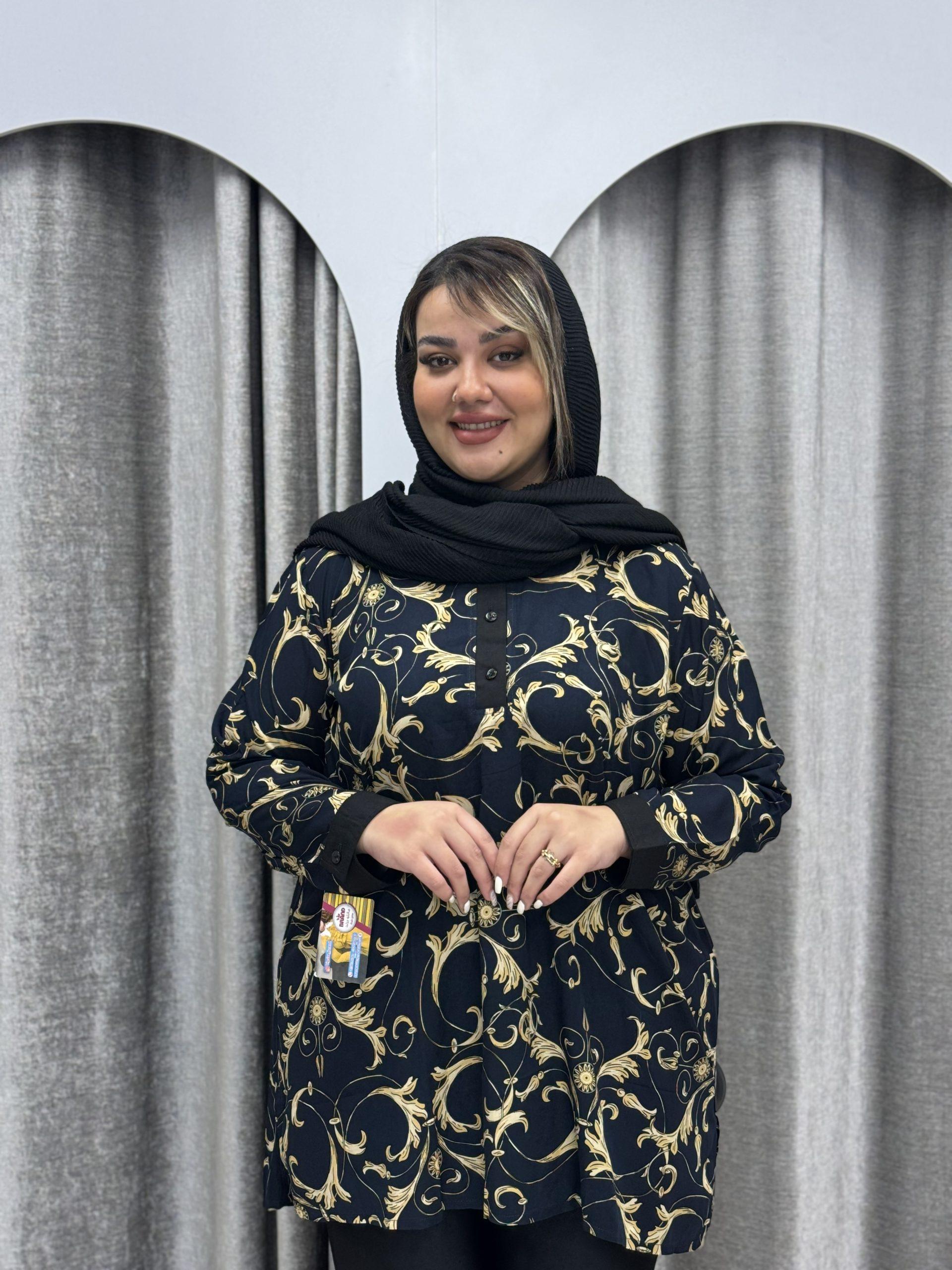 شومیز نخی 4 دکمه : کد 400