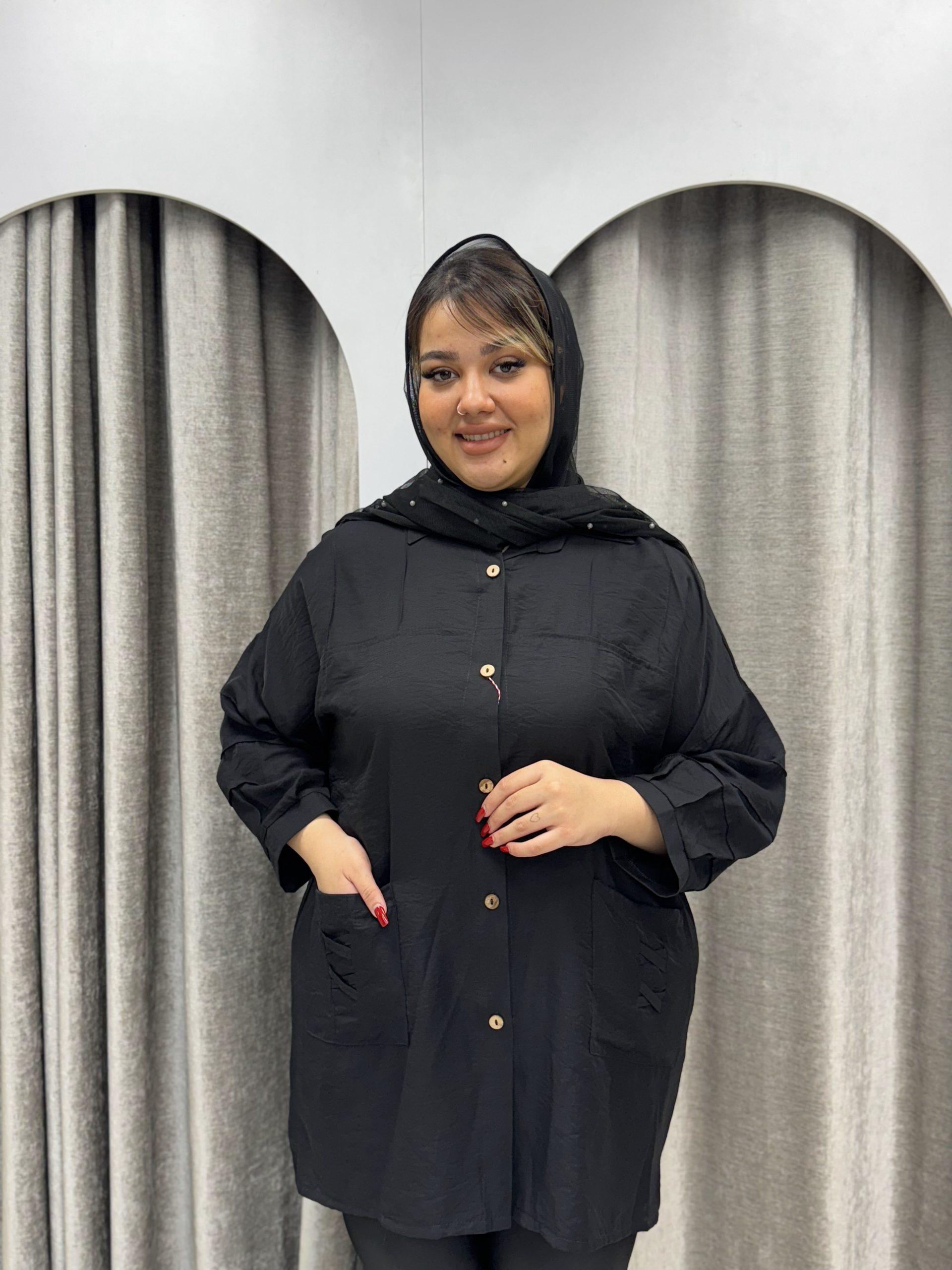 مانتو نخ دیپلمات طرح ضربدری : کد 108