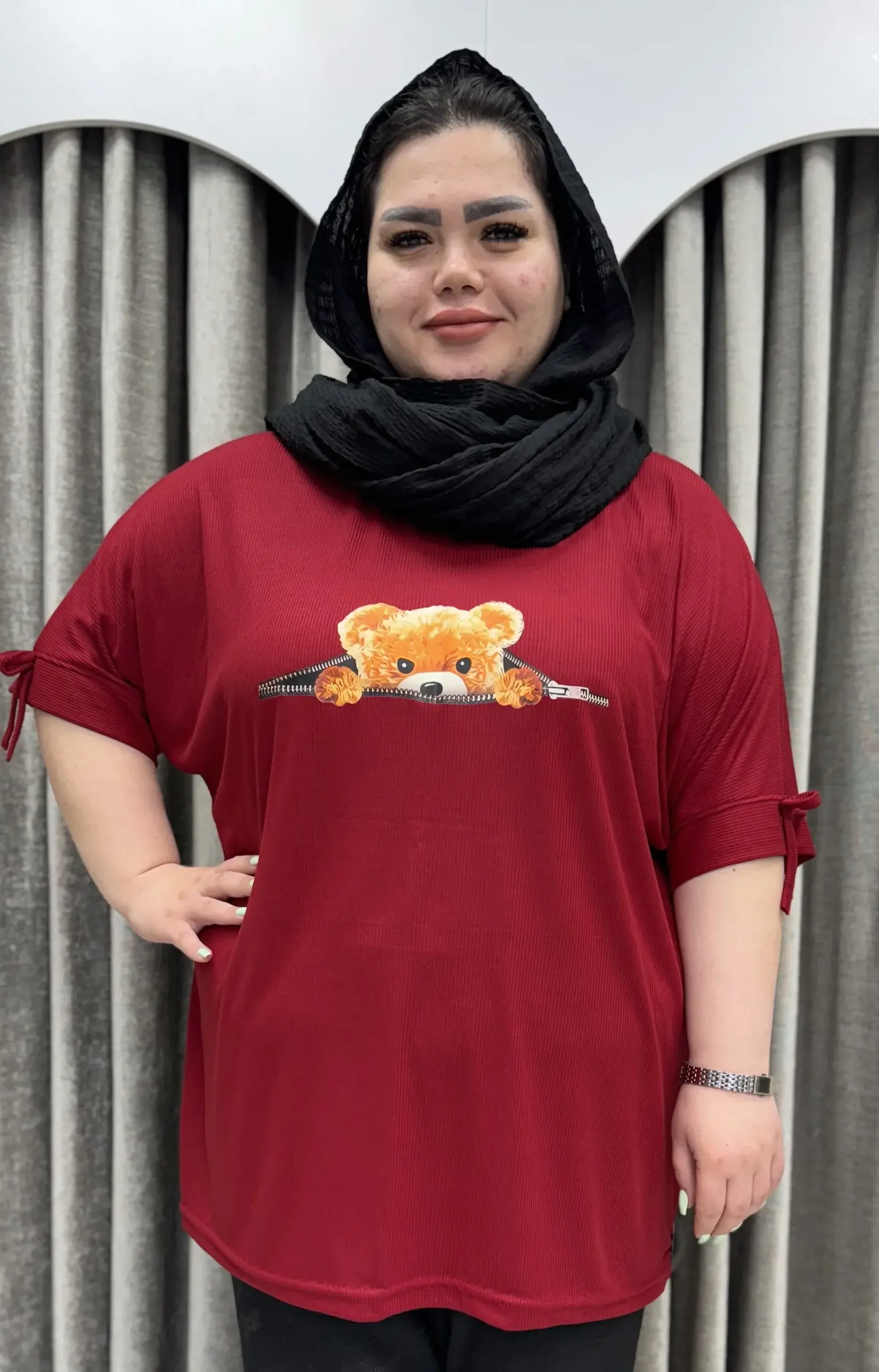 تیشرت سوزن خالی 266
