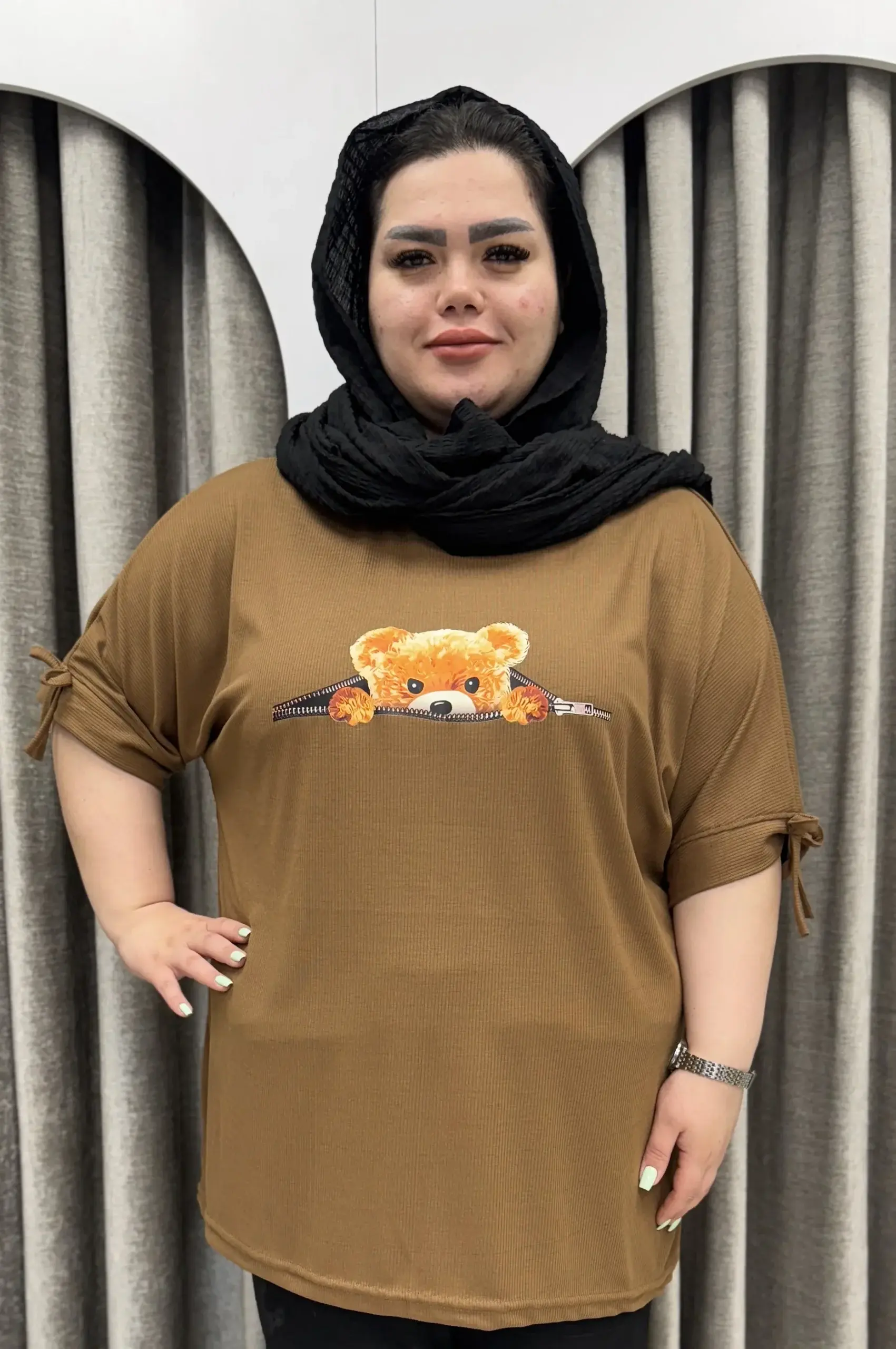 تیشرت سوزن خالی 266
