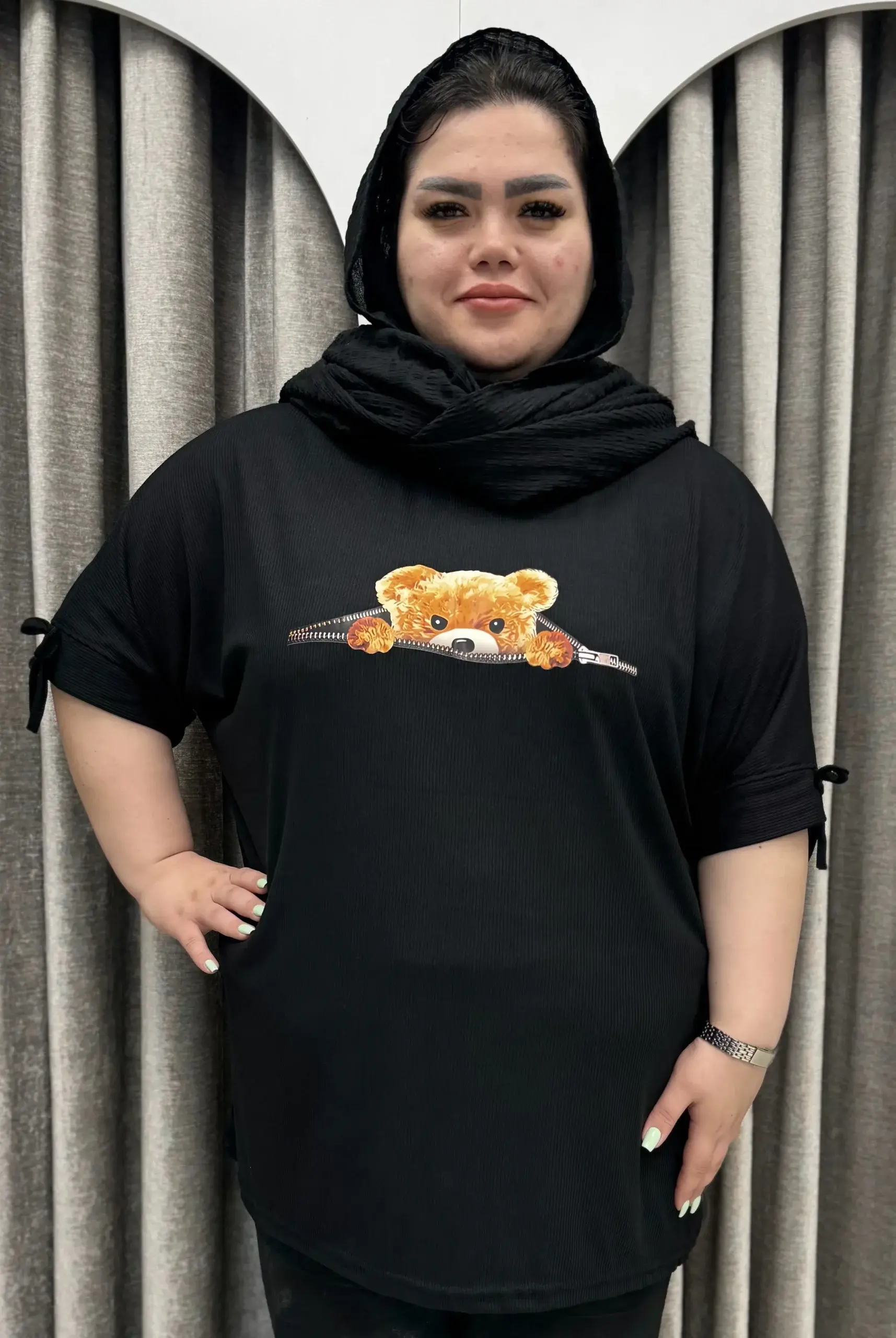 تیشرت سوزن خالی 266