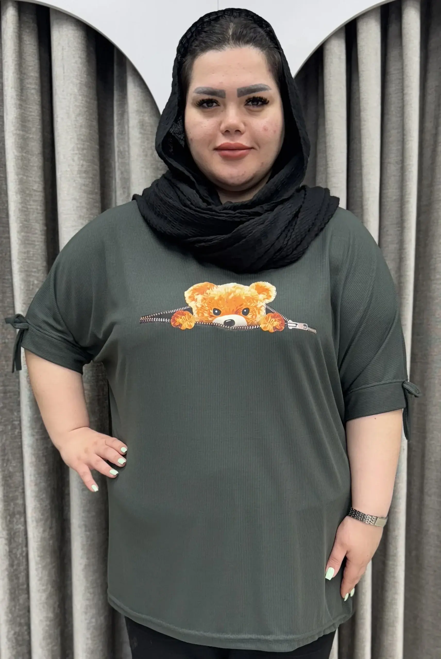تیشرت سوزن خالی 266