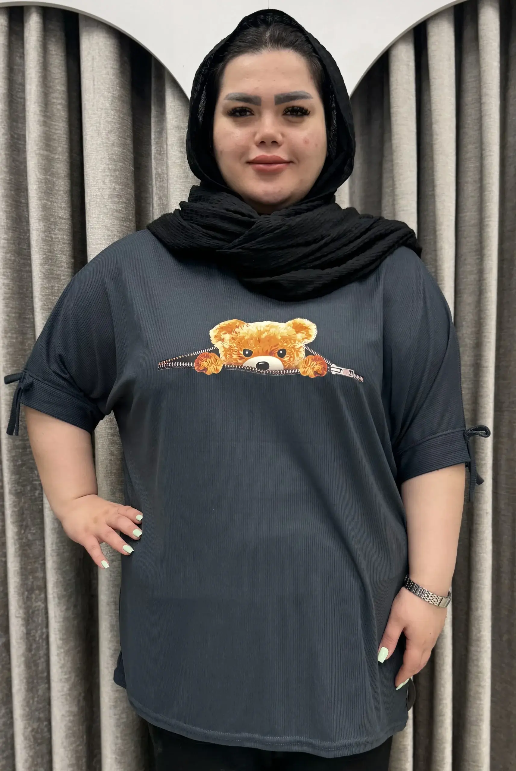 تیشرت سوزن خالی 266