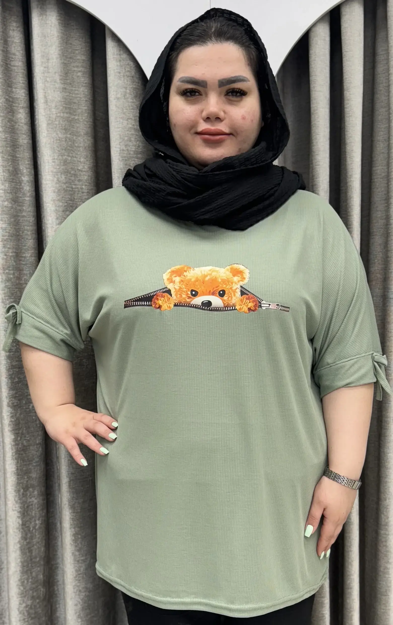 تیشرت سوزن خالی 266