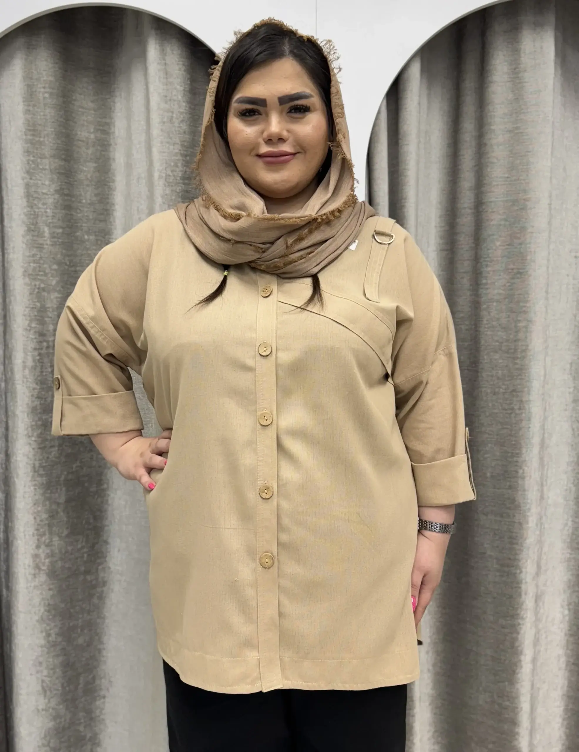 شومیز لینن سگکدار321